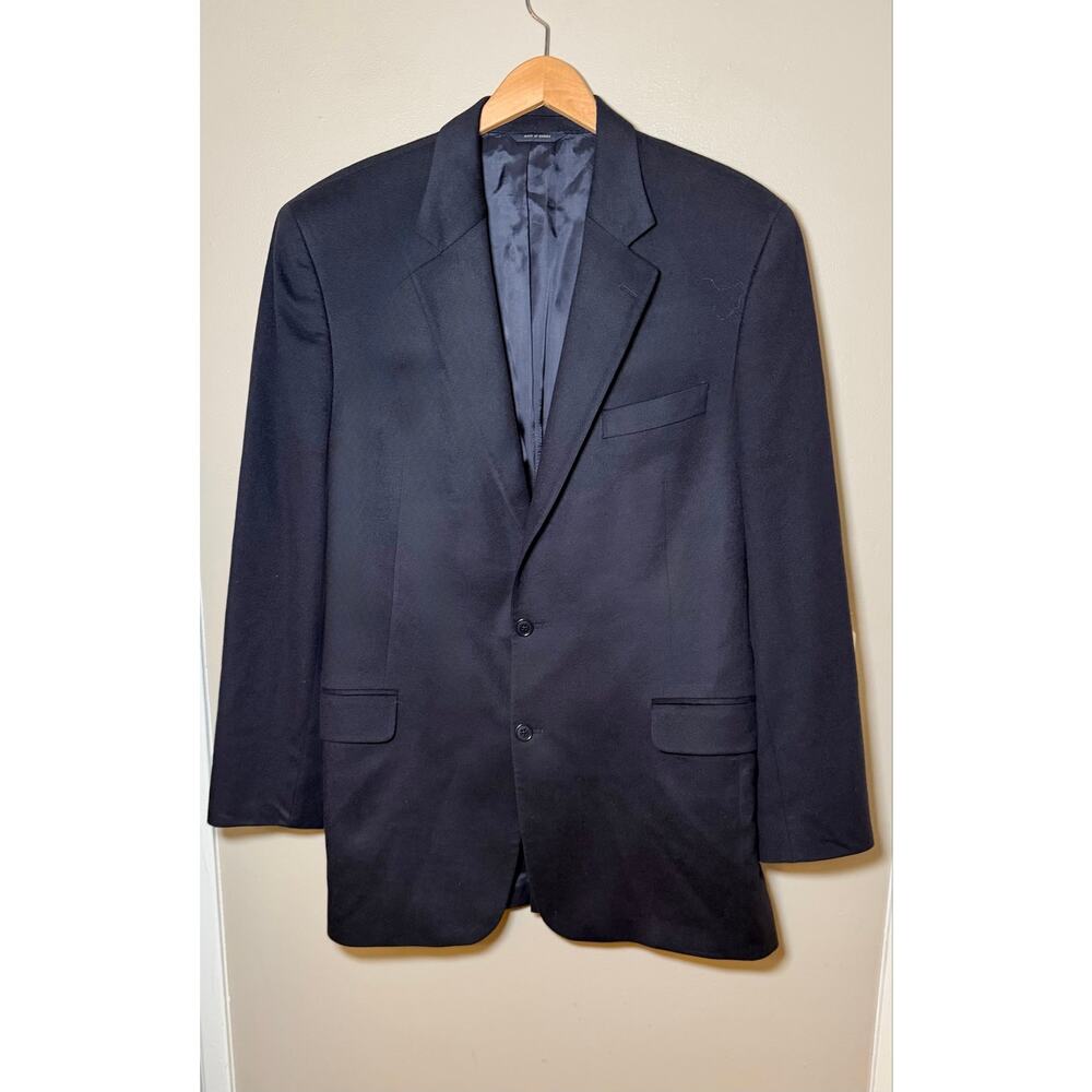 Brooks Brothers 100% Loro Piana Cashmere Navy Brookwood Blazer 44L